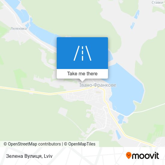 Зелена Вулиця map