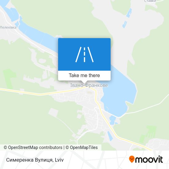 Симеренка Вулиця map