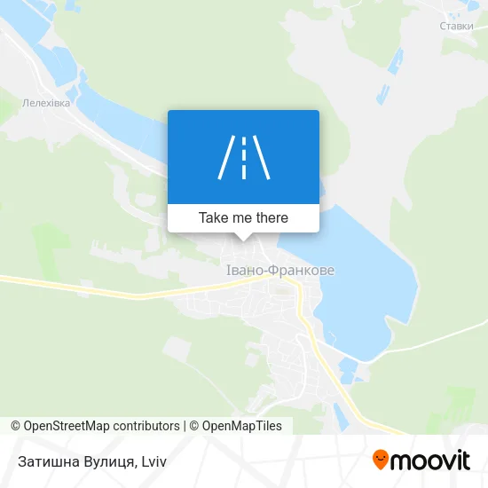 Затишна Вулиця map