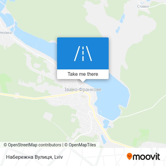 Набережна Вулиця map