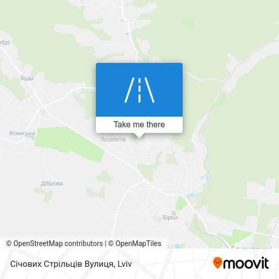 Січових Стрільців Вулиця map