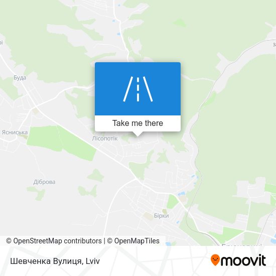 Шевченка Вулиця map