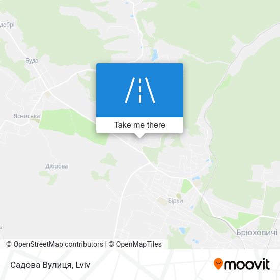 Садова Вулиця map
