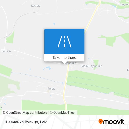 Шевченка Вулиця map