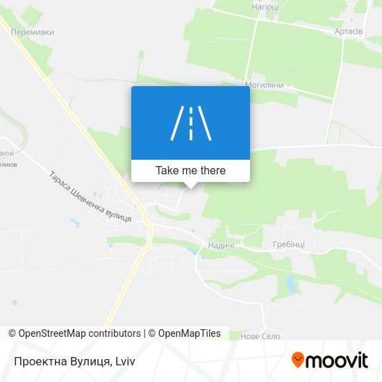 Проектна Вулиця map