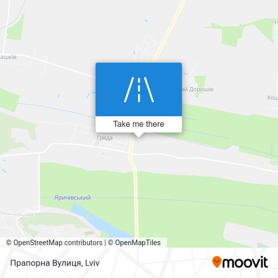 Прапорна Вулиця map
