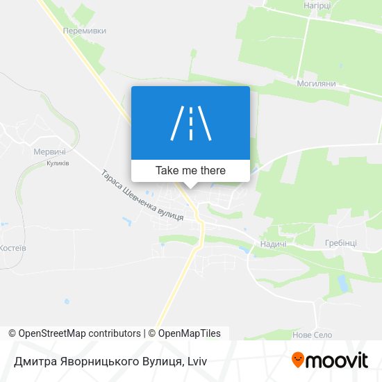 Дмитра Яворницького Вулиця map