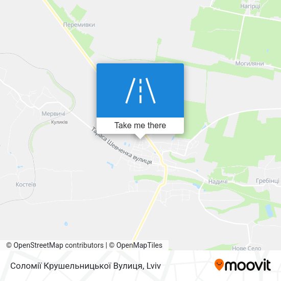 Соломії Крушельницької Вулиця map