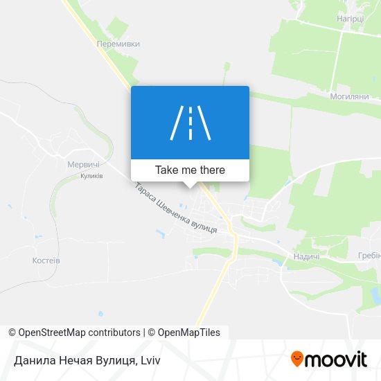 Данила Нечая Вулиця map
