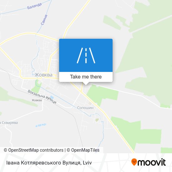 Івана Котляревського Вулиця map