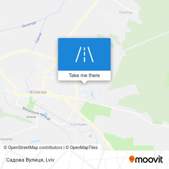 Садова Вулиця map