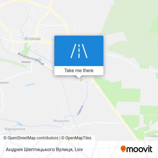 Андрея Шептицького Вулиця map