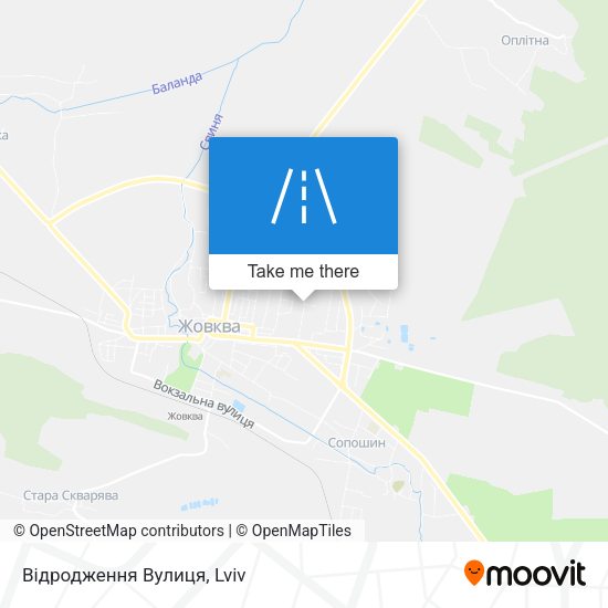 Відродження Вулиця map
