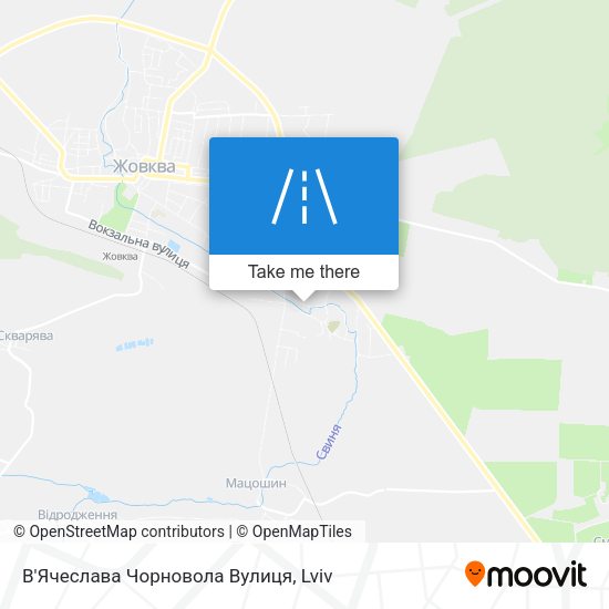 В'Ячеслава Чорновола Вулиця map