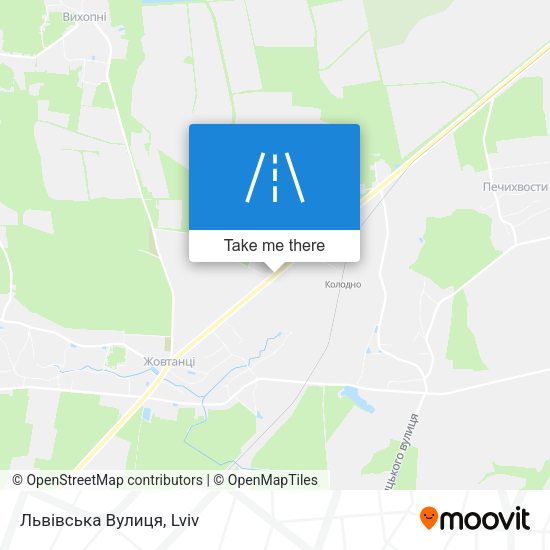 Львівська Вулиця map