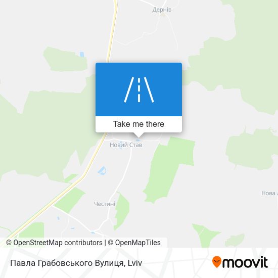 Павла Грабовського Вулиця map