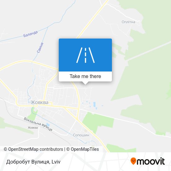 Добробут Вулиця map