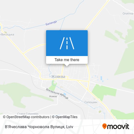 В'Ячеслава Чорновола Вулиця map