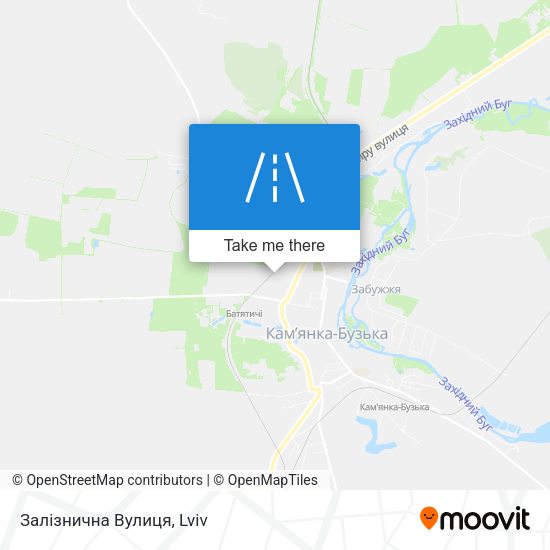 Залізнична Вулиця map