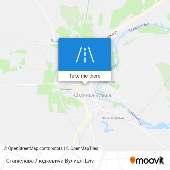 Станіслава Людкевича Вулиця map