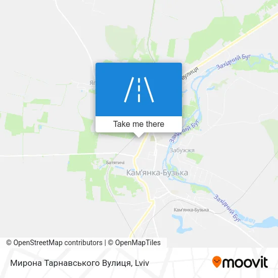 Карта Мирона Тарнавського Вулиця