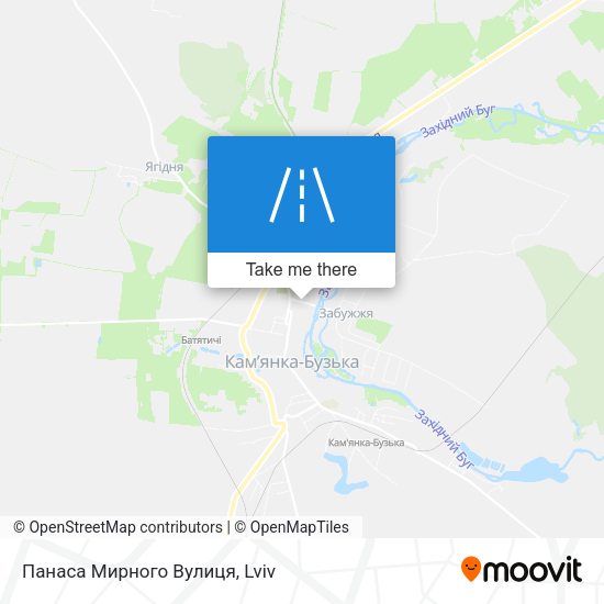 Панаса Мирного Вулиця map