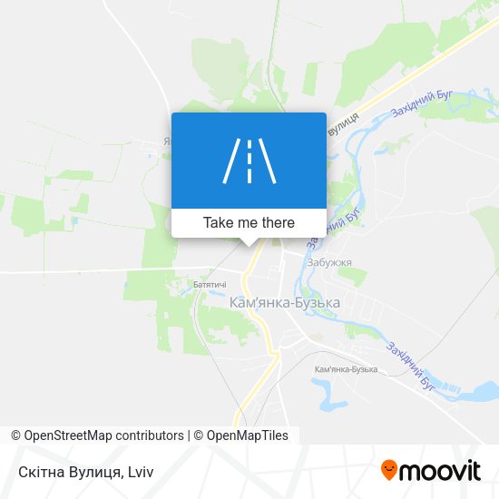 Скітна Вулиця map