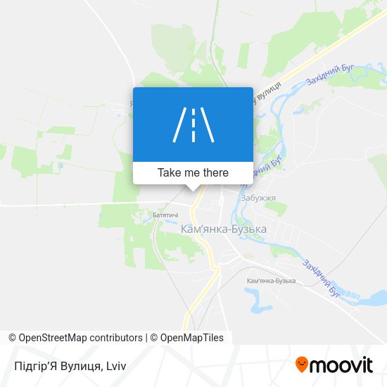 Підгір’Я Вулиця map