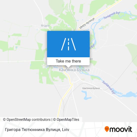 Григора Тютюнника Вулиця map