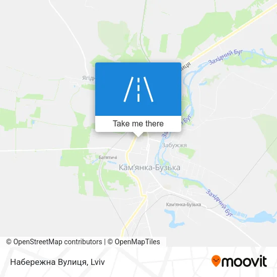 Карта Набережна Вулиця