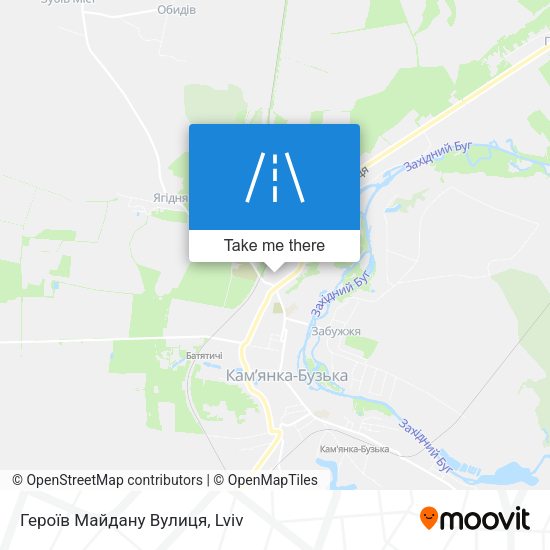 Героїв Майдану Вулиця map