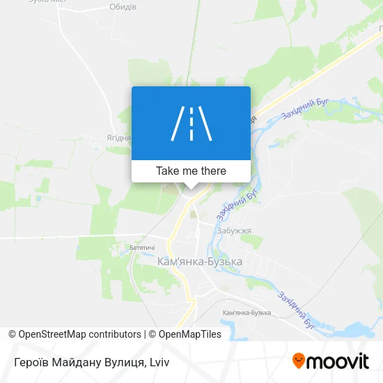 Карта Героїв Майдану Вулиця