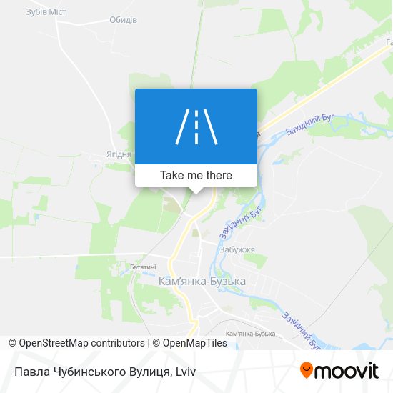 Павла Чубинського Вулиця map