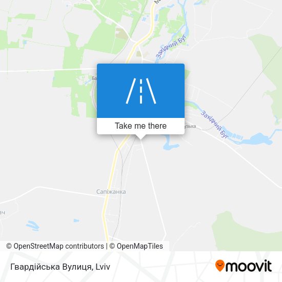 Гвардійська Вулиця map