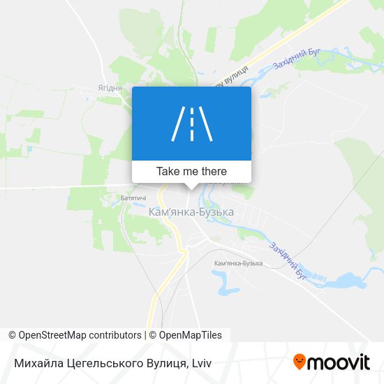 Михайла Цегельського Вулиця map