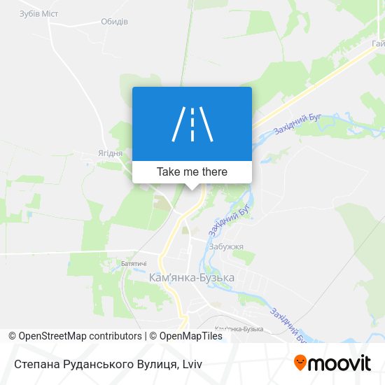 Степана Руданського Вулиця map