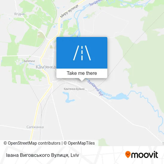 Івана Виговського Вулиця map