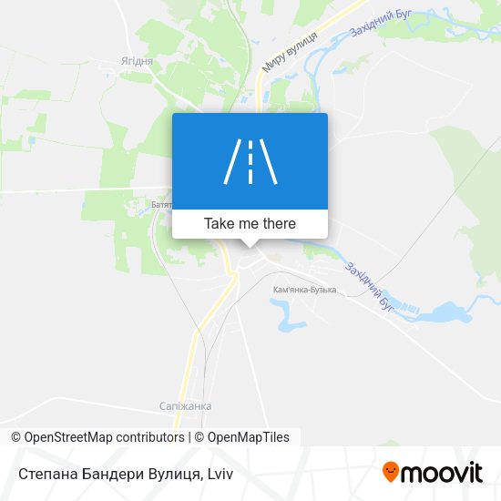 Степана Бандери Вулиця map