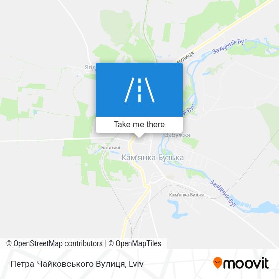 Петра Чайковського Вулиця map