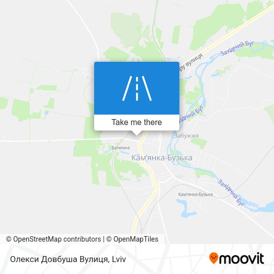 Олекси Довбуша Вулиця map