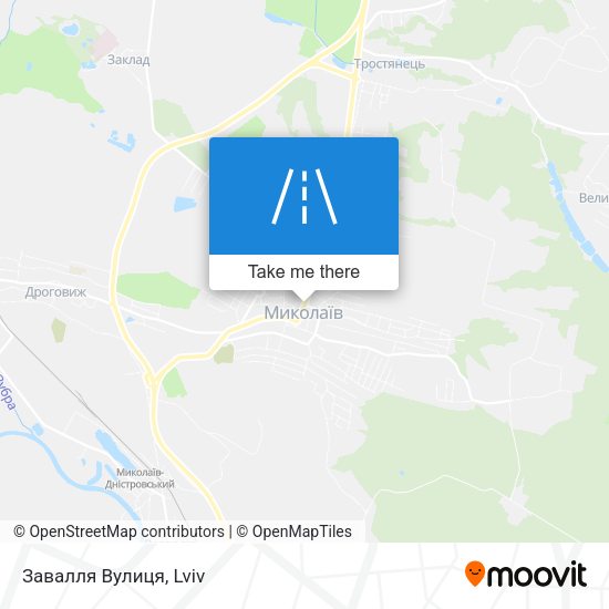 Завалля Вулиця map