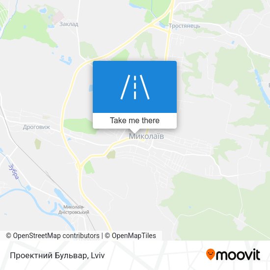 Проектний Бульвар map