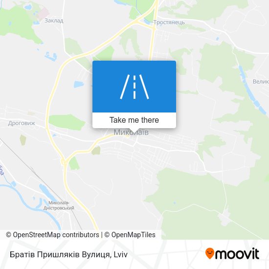 Братів Пришляків Вулиця map
