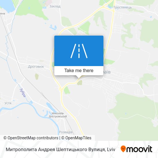 Митрополита Андрея Шептицького Вулиця map