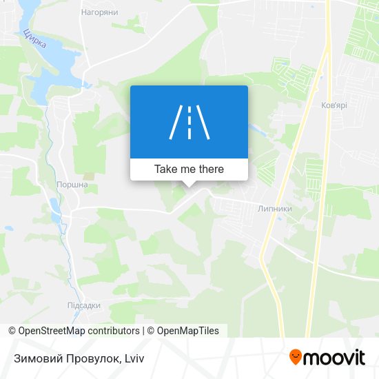 Зимовий Провулок map