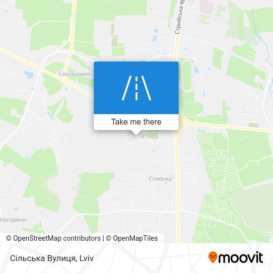 Сільська Вулиця map