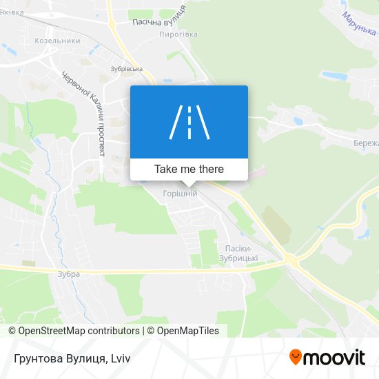 Грунтова Вулиця map
