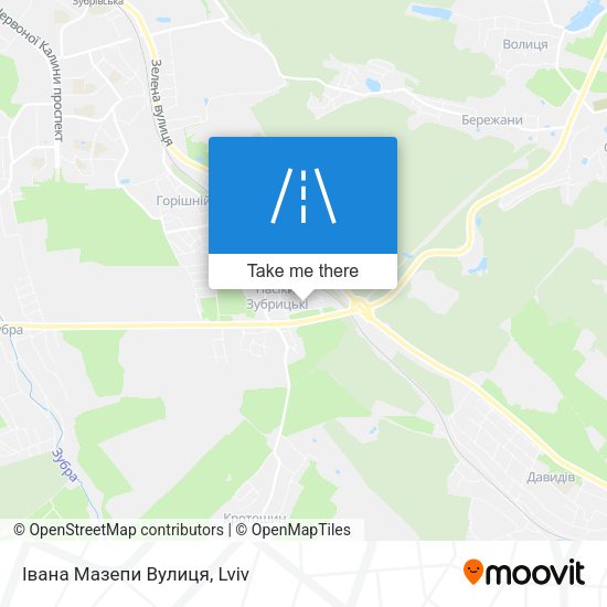 Івана Мазепи Вулиця map