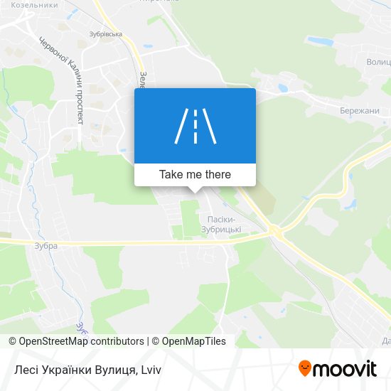 Лесі Українки Вулиця map