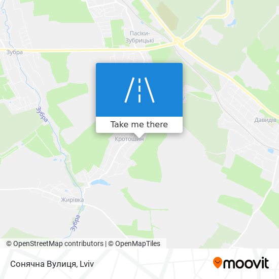 Сонячна Вулиця map